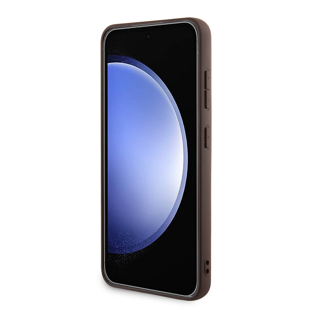 Suojakotelo Samsung Galaxy S24+ S926, Guess, 4G Triangle Logo, Valkoinen