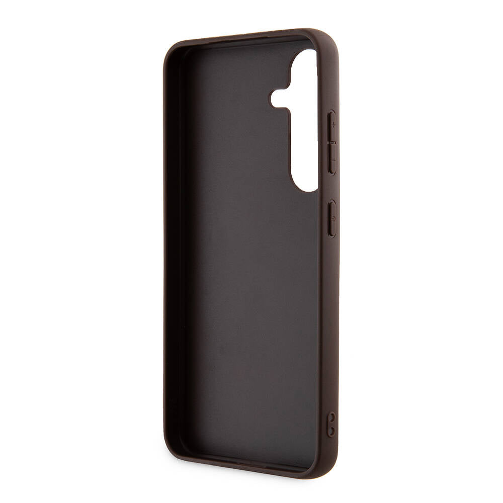 Suojakotelo Samsung Galaxy S24+ S926, Guess, 4G Triangle Logo, Valkoinen