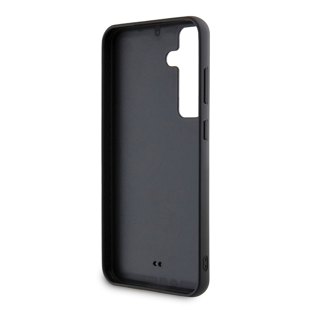 Kotelo Samsung Galaxy S24+ S926:lle, Karl Lagerfeld, 3D Rubber Ikonik Karl, Musta