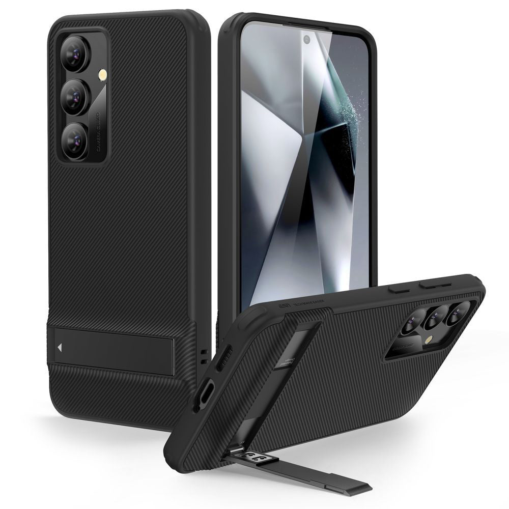 Case for Samsung Galaxy S24 S921, ESR, Air Shield Boost Kickstand, Black
