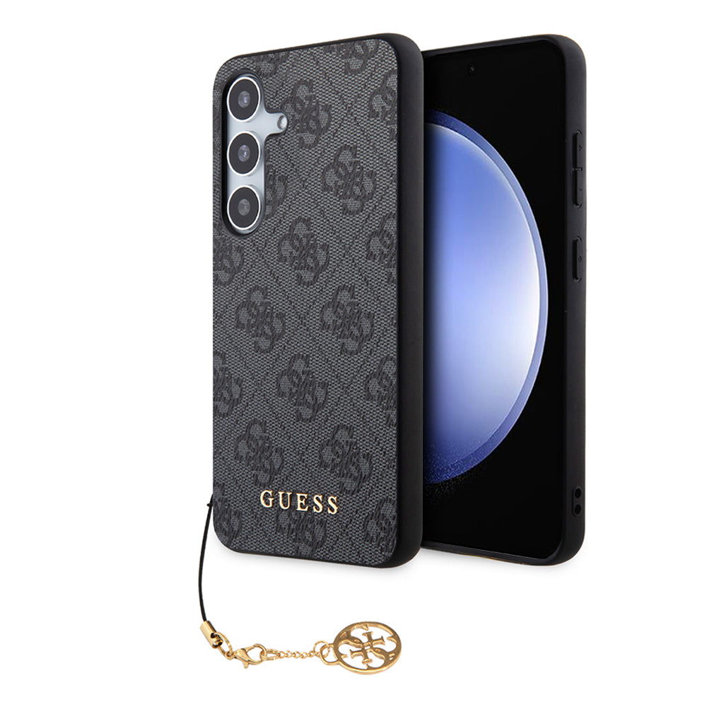 Suojakotelo Samsung Galaxy S24 S921:lle, Guess, 4G Charm, Musta