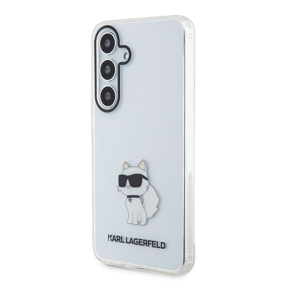 Kotelo Samsung Galaxy S24 S921:lle, Karl Lagerfeld, IML Luxury Choupette, Läpinäkyvä