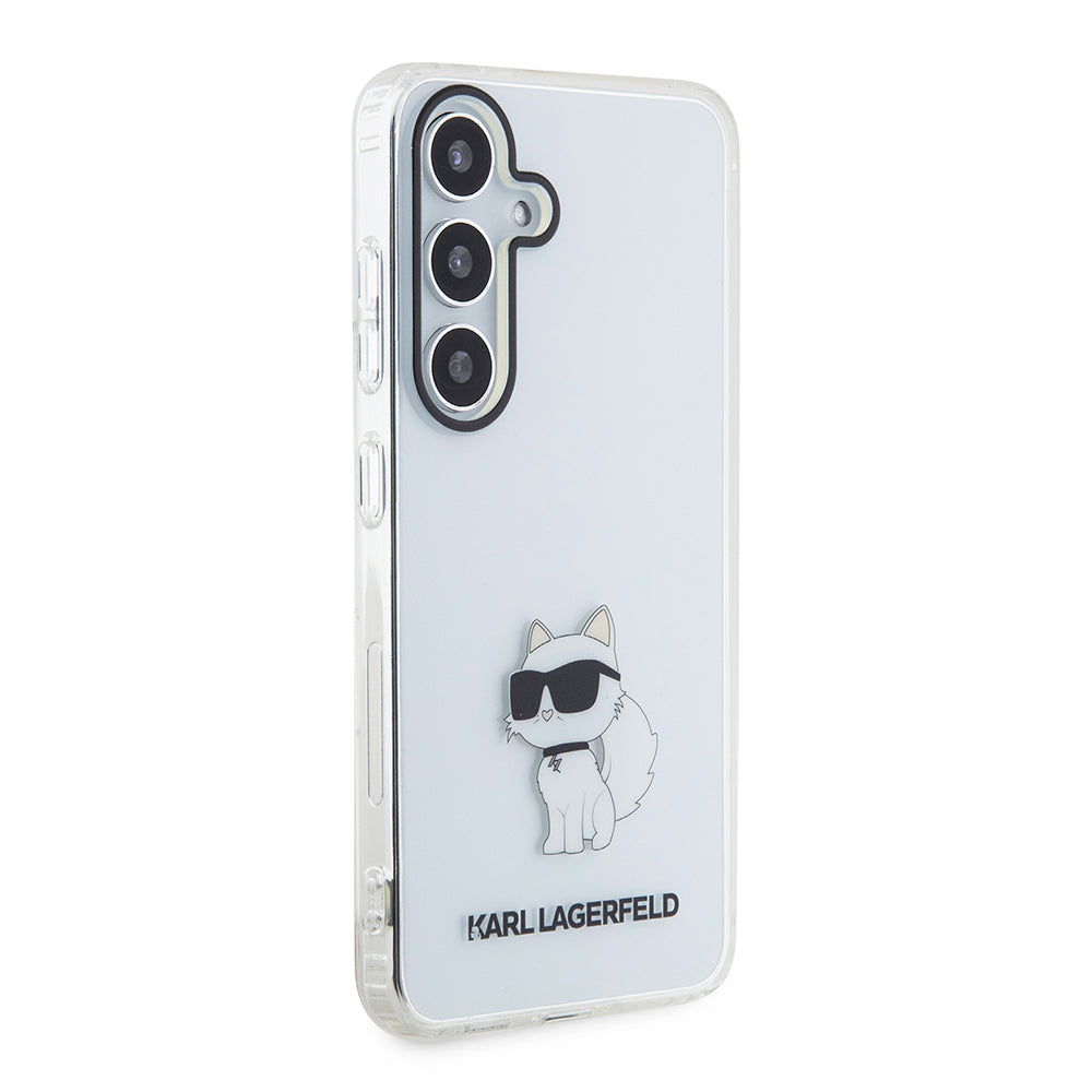 Kotelo Samsung Galaxy S24 S921:lle, Karl Lagerfeld, IML Luxury Choupette, Läpinäkyvä