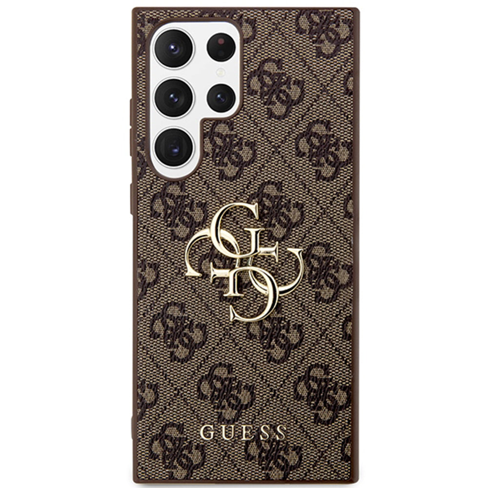 Suojakotelo Samsung Galaxy S24 Ultra S928:lle, Guess, 4G Big Logo, Ruskea