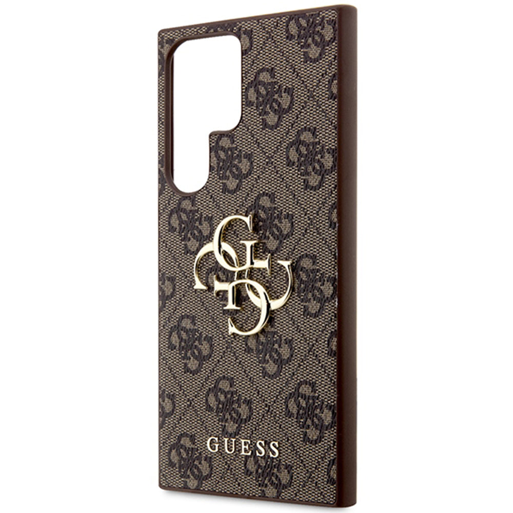 Suojakotelo Samsung Galaxy S24 Ultra S928:lle, Guess, 4G Big Logo, Ruskea