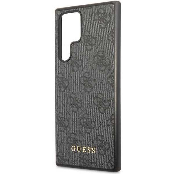 Suojakotelo Samsung Galaxy S24 Ultra S928:lle, Guess, 4G Metal Gold Logo, Musta