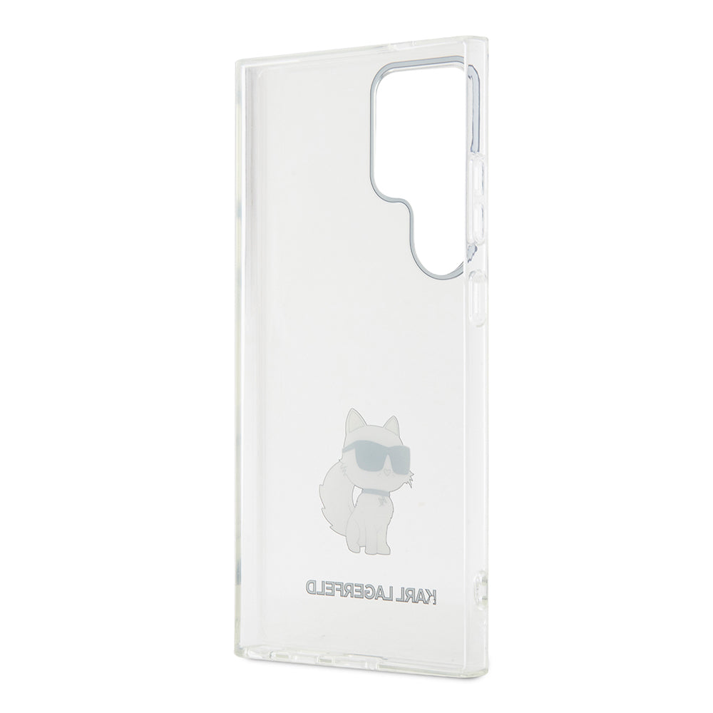 Kotelo Samsung Galaxy S24 Ultra S928:lle, Karl Lagerfeld, IML Luxury Choupette, Läpinäkyvä