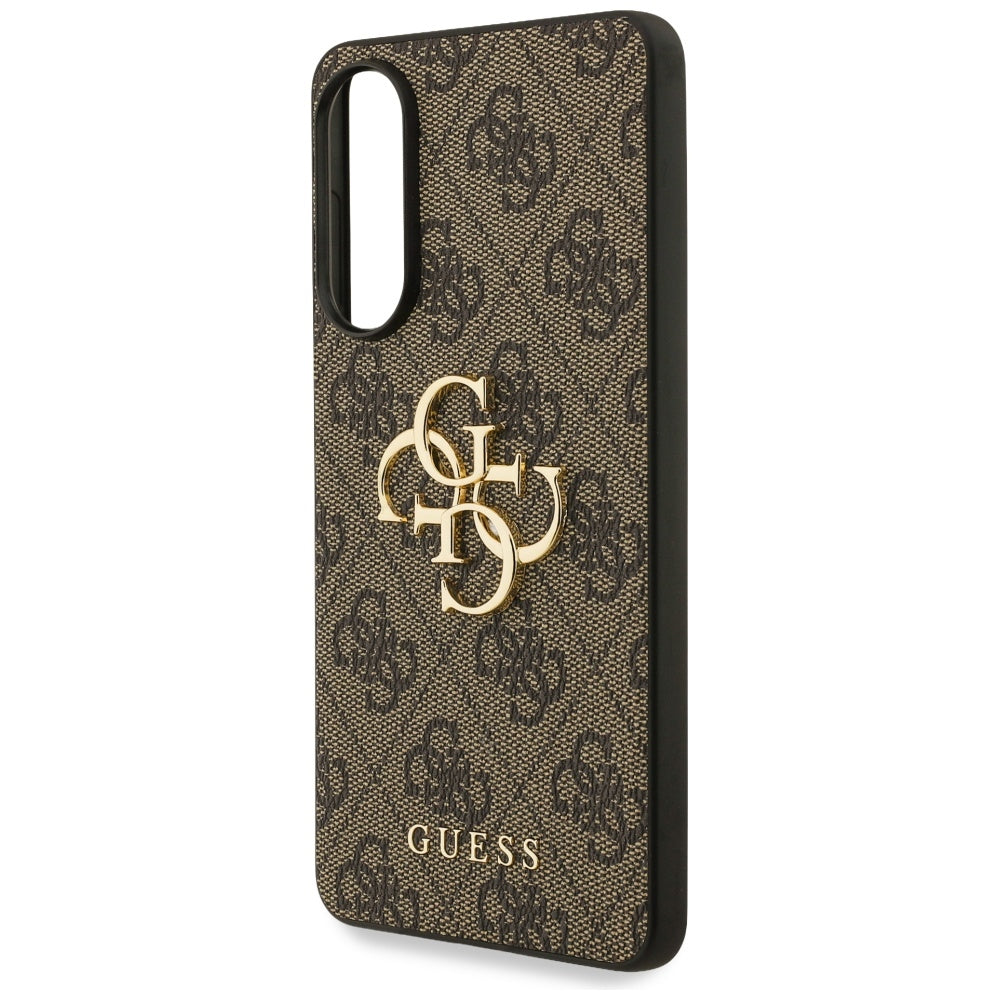 Case for Samsung Galaxy S25 Edge S937, Guess, Big 4G Logo Classic, Brown