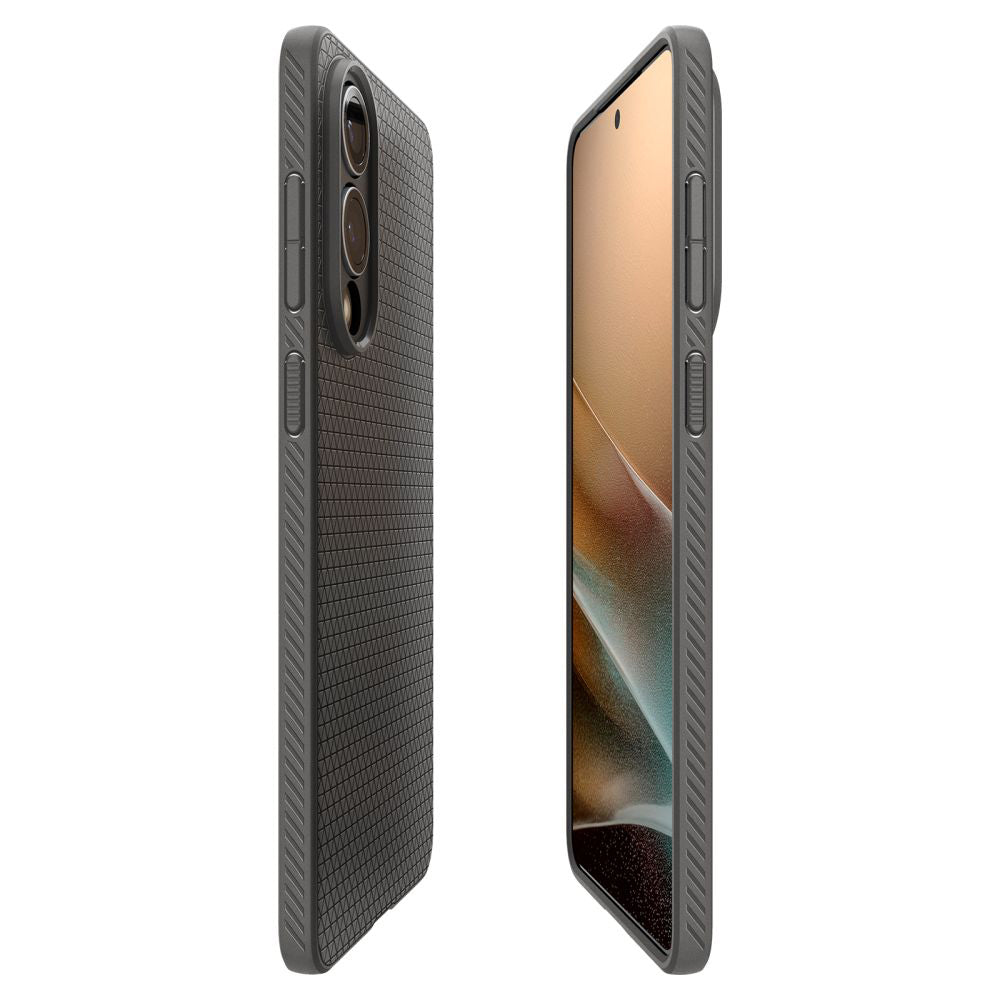 Suojakotelo Samsung Galaxy S25 Edge S937, Spigen, Liquid Air, Harmaa