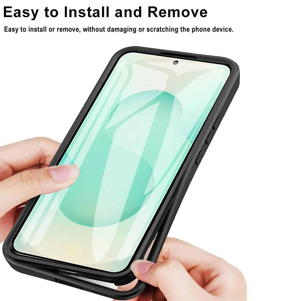 Kuori Samsung Galaxy S25 Edge S937:lle, Techsuit, ColorVerse 360, Vaaleanpunainen