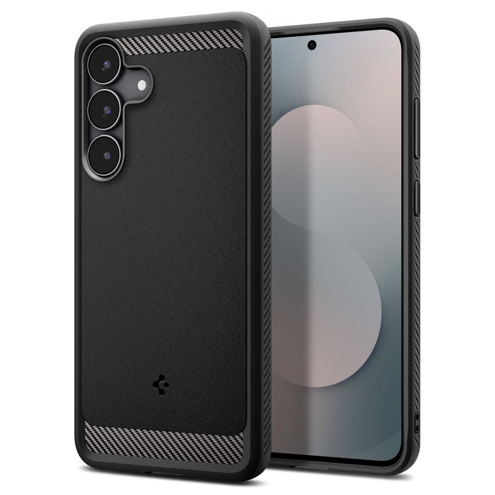 Suojakotelo Samsung Galaxy S25 FE:lle, Spigen, Rugged Armor, Mattamusta ACS10025