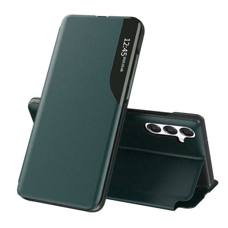 Kotelo Samsung Galaxy S25 FE:lle, Techsuit, eFold, Tummanvihreä