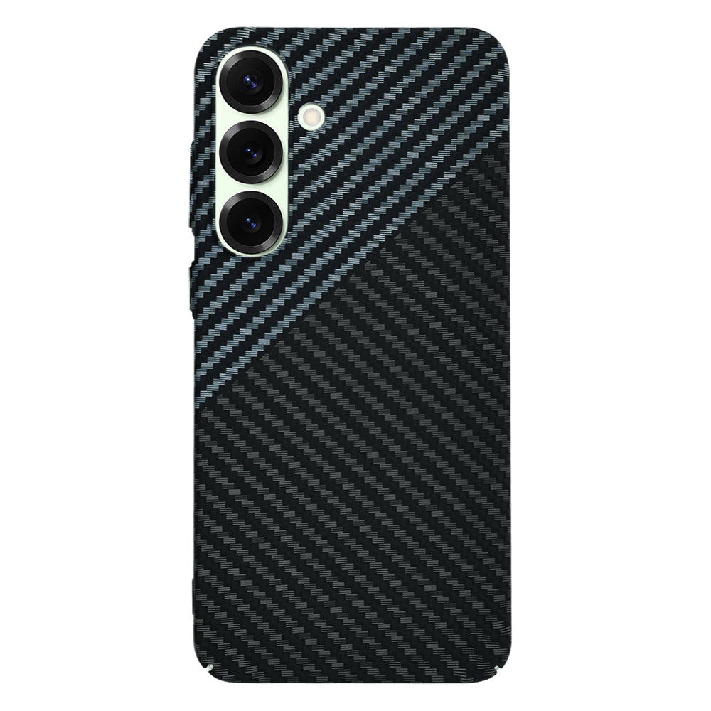 Kotelo Samsung Galaxy S25+ S936:lle, Techsuit, Carbonite FiberShell, Musta Harmaa