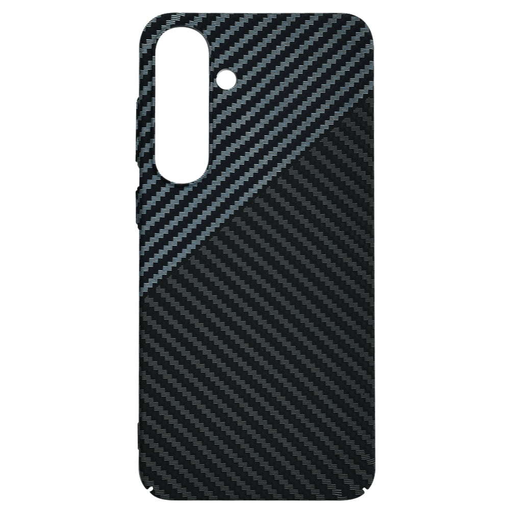 Kotelo Samsung Galaxy S25+ S936:lle, Techsuit, Carbonite FiberShell, Musta Harmaa