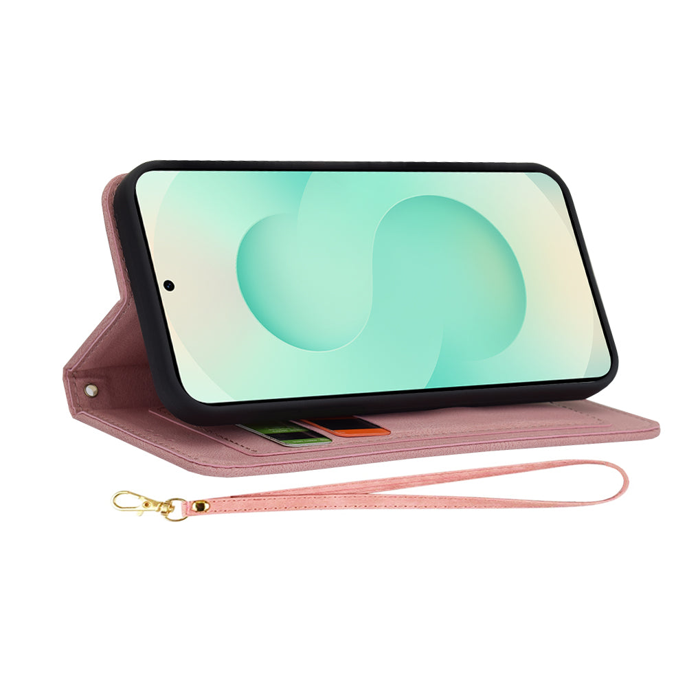 Kuori Samsung Galaxy S25+ S936:lle, Techsuit, FlipCraft, Vaaleanpunainen