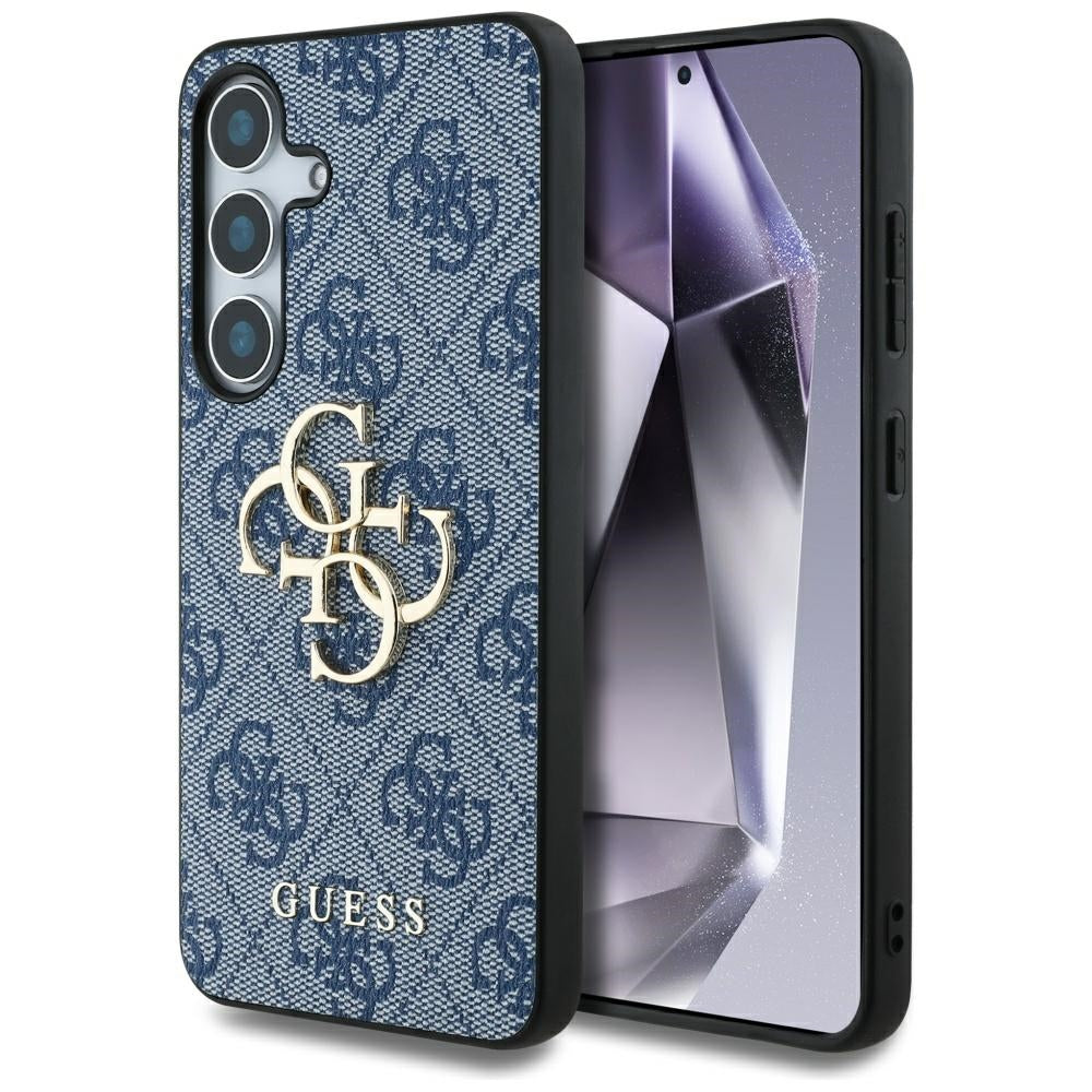 Suojakotelo Samsung Galaxy S25 S931:lle, Guess, 4G Big Logo, Sininen