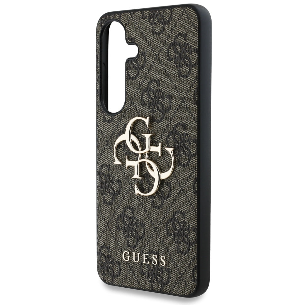 Kotelo Samsung Galaxy S25 S931:lle, Guess, 4G Big Logo, Ruskea