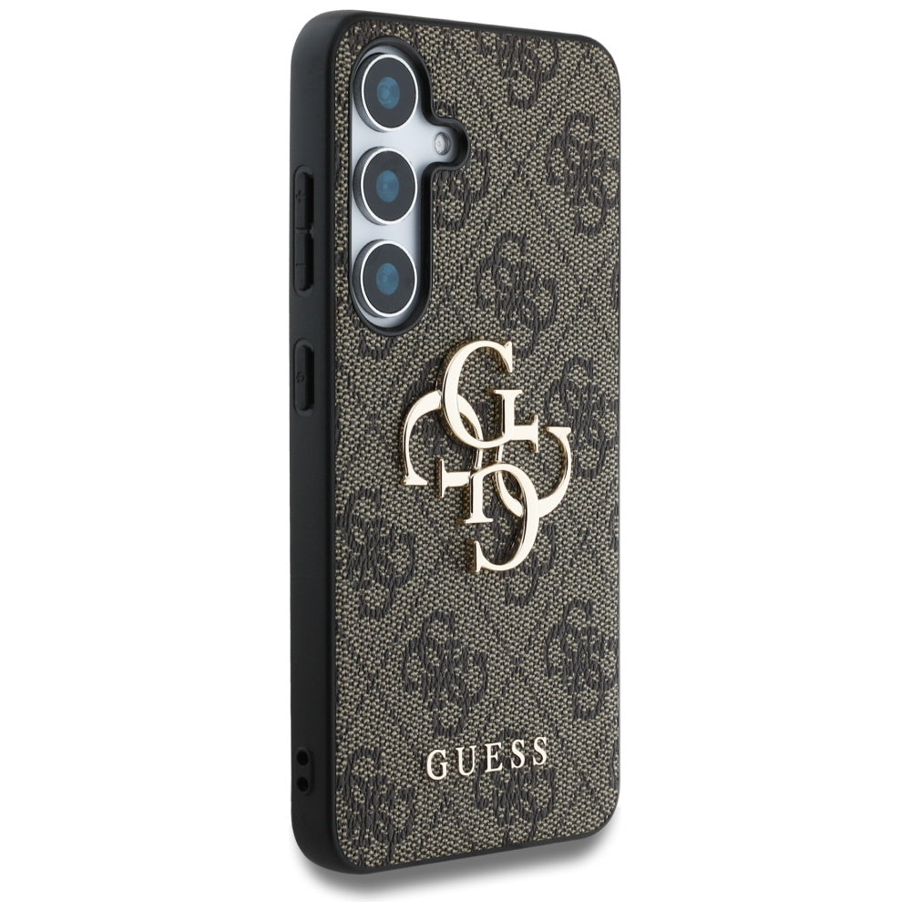 Kotelo Samsung Galaxy S25 S931:lle, Guess, 4G Big Logo, Ruskea