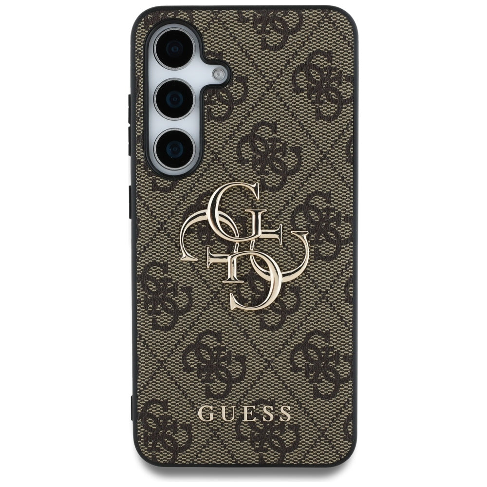Kotelo Samsung Galaxy S25 S931:lle, Guess, 4G Big Logo, Ruskea