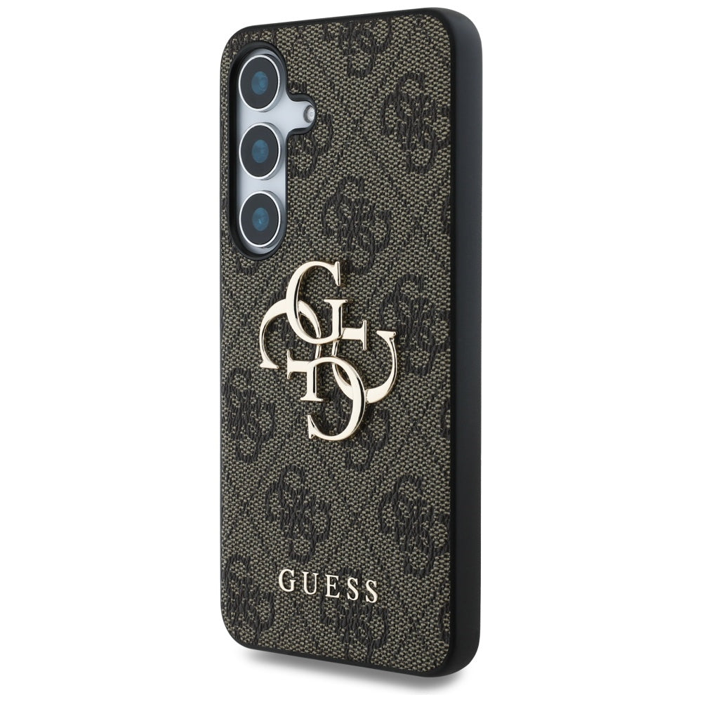 Kotelo Samsung Galaxy S25 S931:lle, Guess, 4G Big Logo, Ruskea