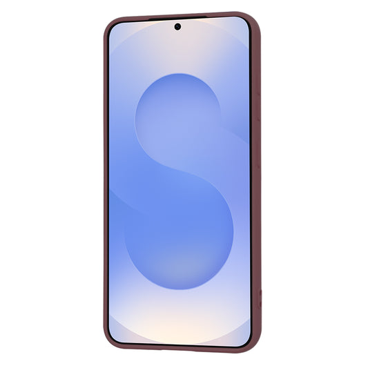 Kuori Samsung Galaxy S25 S931:lle, Techsuit, SoftFlex, Viininpunainen