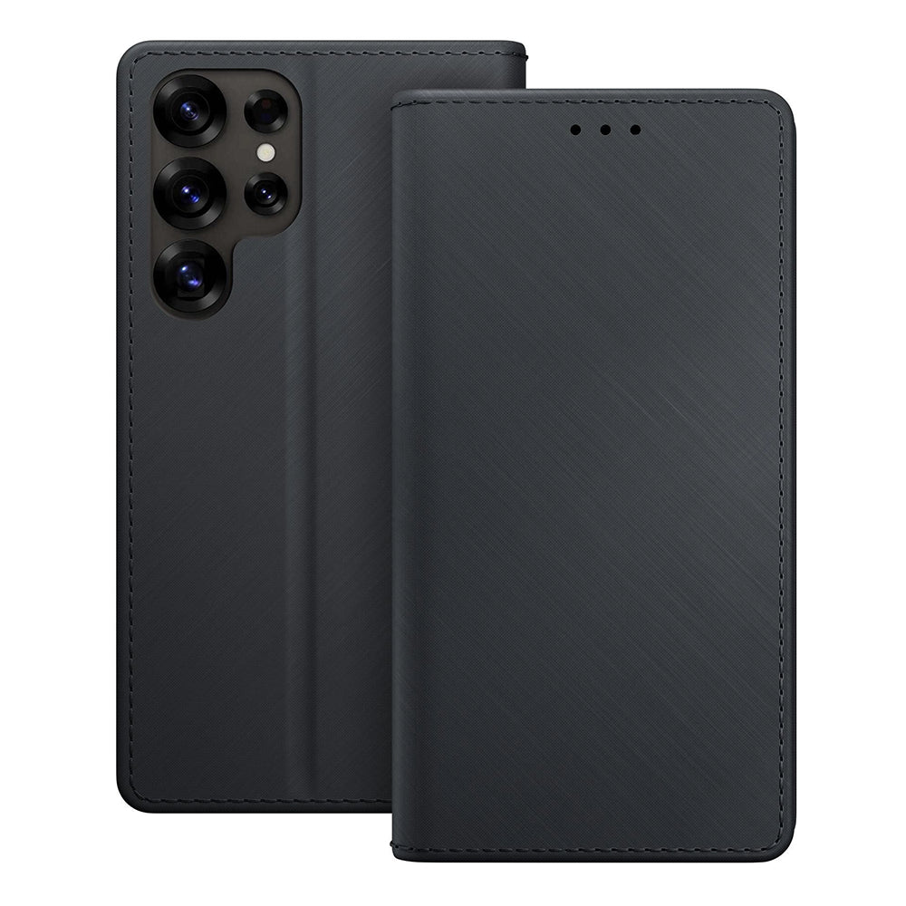 Kuori Samsung Galaxy S25 Ultra S938:lle, 3MK, Lompakko, Musta