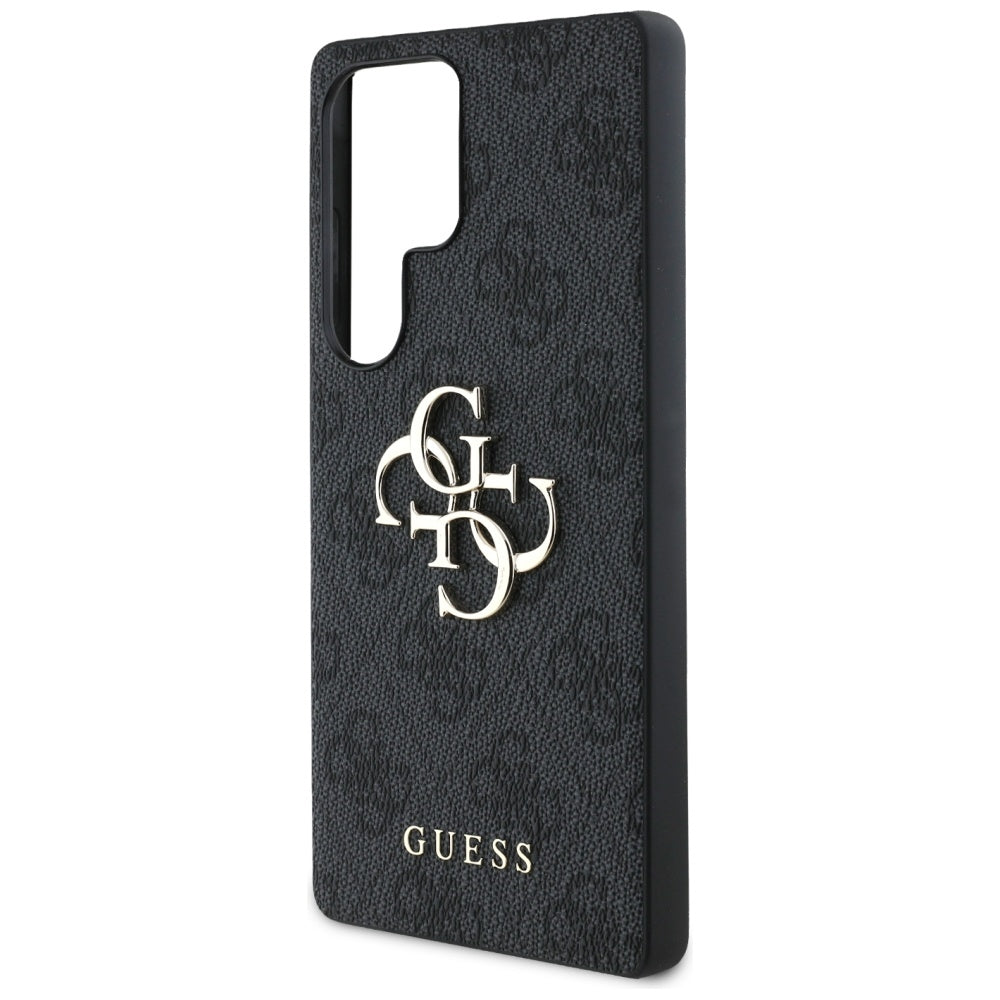 Kotelo Samsung Galaxy S25 Ultra S938:lle, Guess, 4G Big Logo, Musta
