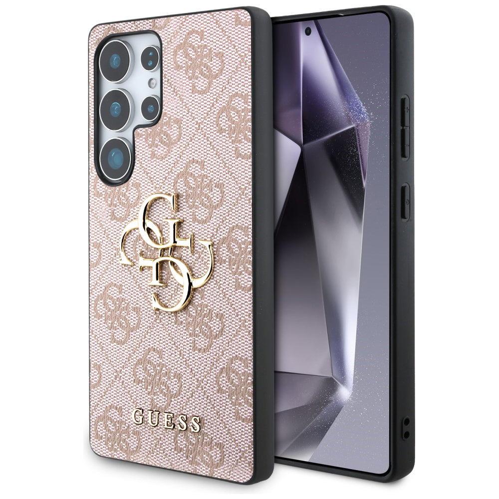 Suojakotelo Samsung Galaxy S25 Ultra S938:lle, Guess, 4G Big Logo, Pinkki