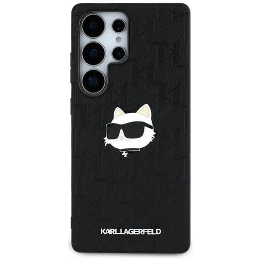 Kotelo Samsung Galaxy S25 Ultra S938:lle, Karl Lagerfeld, Monogram Choupette's Head, Musta
