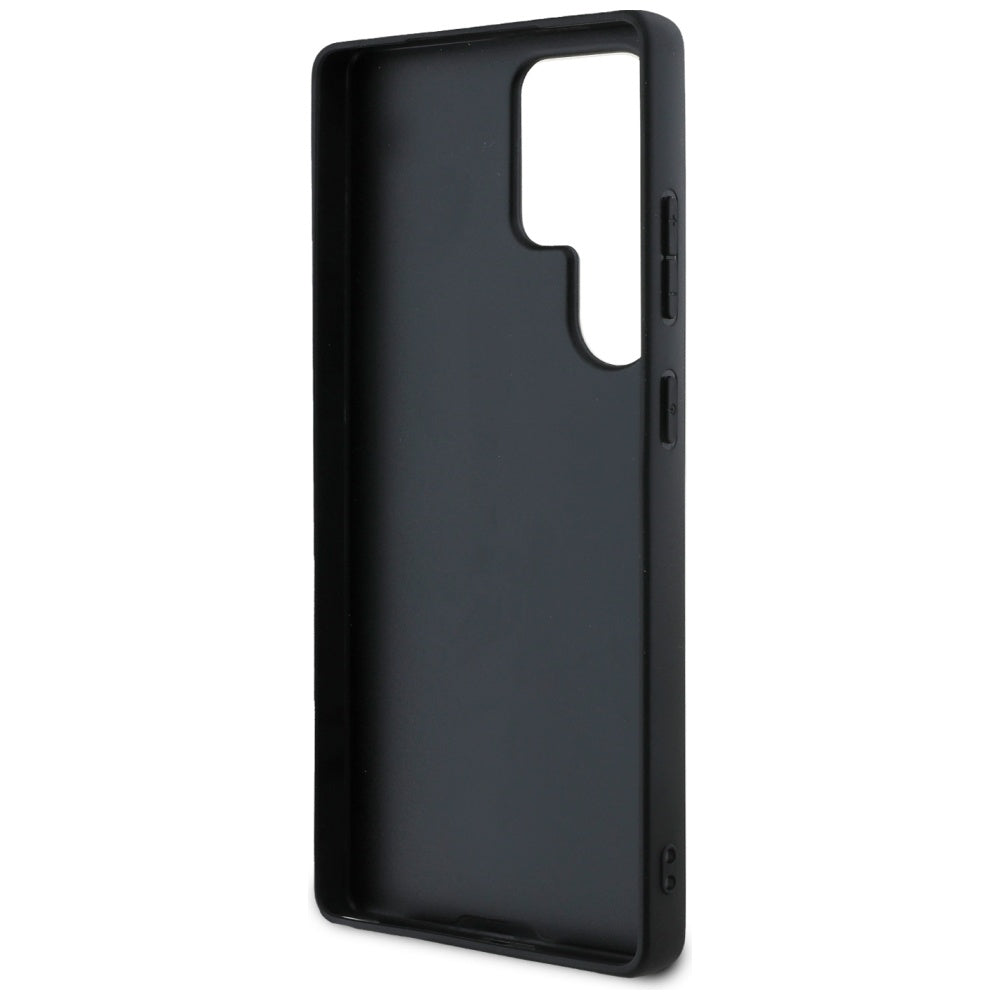 Case for Samsung Galaxy S25 Ultra S938, Karl Lagerfeld, Monogram Choupette's Head, Black