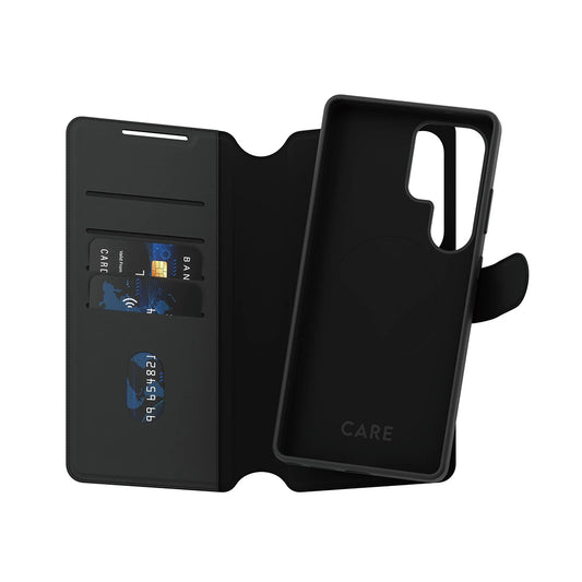Suojakotelo Samsung Galaxy S25 Ultra S938:lle, PanzerGlass, Care Feature Tango Two-in-One, Musta