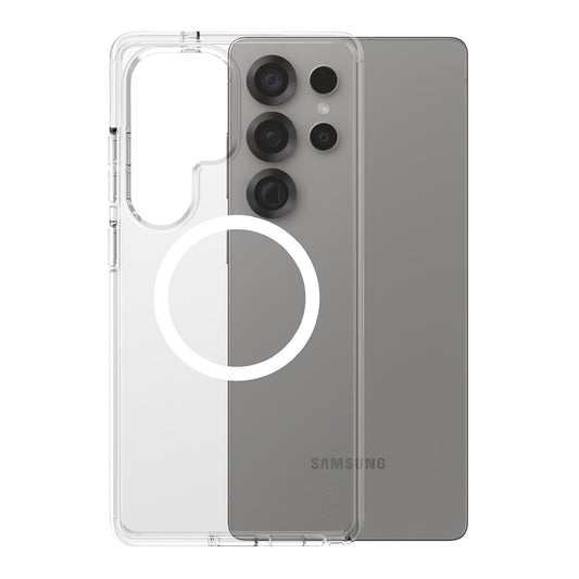 Kotelo Samsung Galaxy S25 Ultra S938:lle, PanzerGlass, Care Urban Combat, Valkoinen Läpinäkyvä