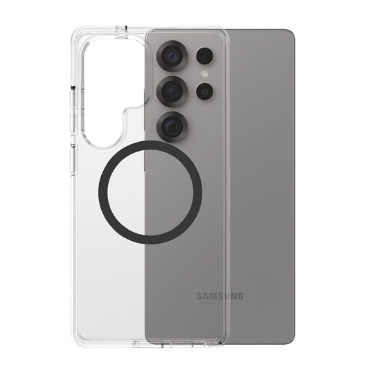 Kotelo Samsung Galaxy S25 Ultra S938:lle, PanzerGlass, Care Urban Combat, Musta Läpinäkyvä
