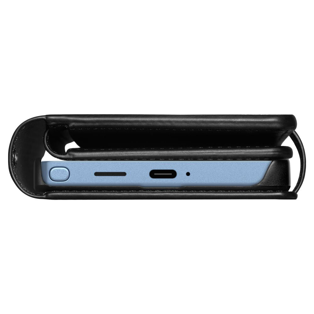 Kotelo Samsung Galaxy S25 Ultra S938:lle, Spigen, Wallet S, Musta ACS09124
