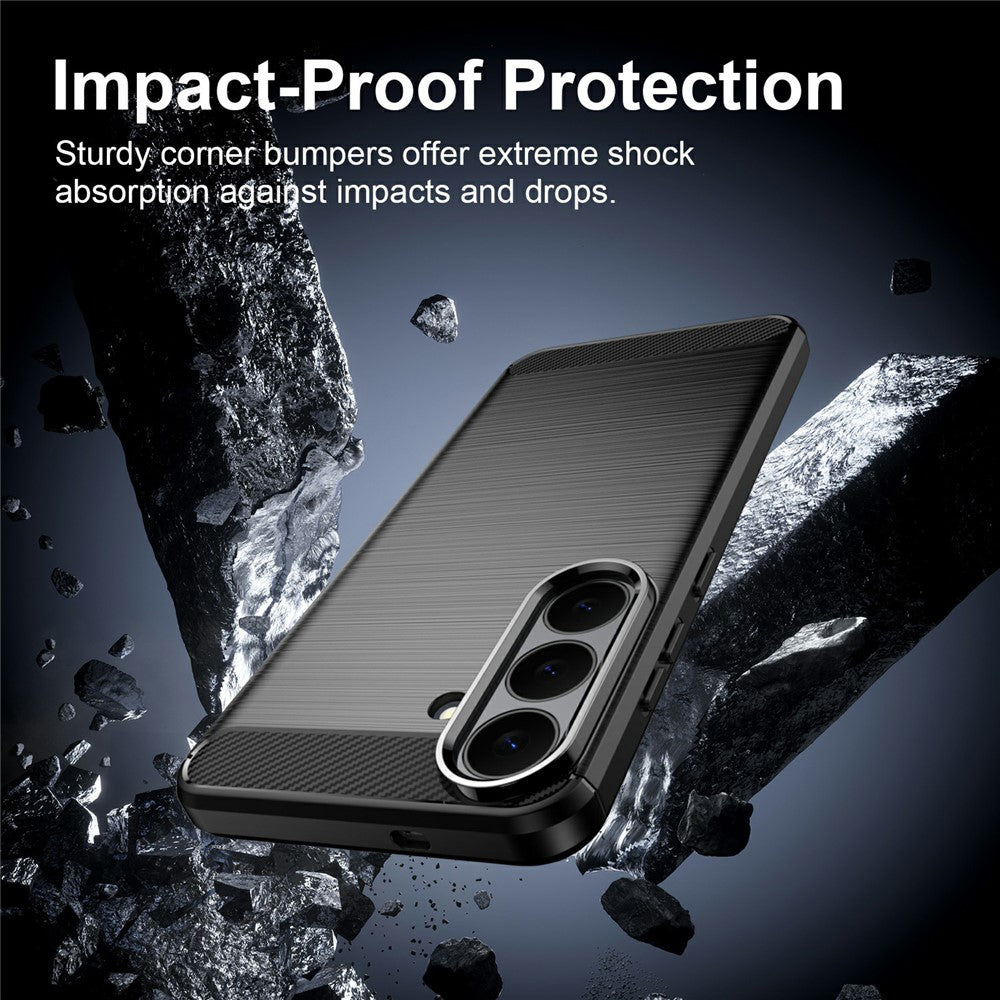 Kuori Samsung Galaxy S26 FE S741 / S25 FE:lle, Techsuit, Hiili, Musta