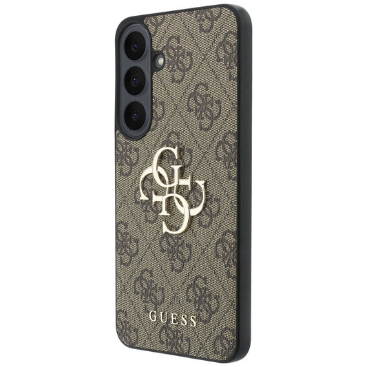 Kuori Samsung Galaxy S26 FE S741:lle, Guess, 4G Metallilogo, Ruskea