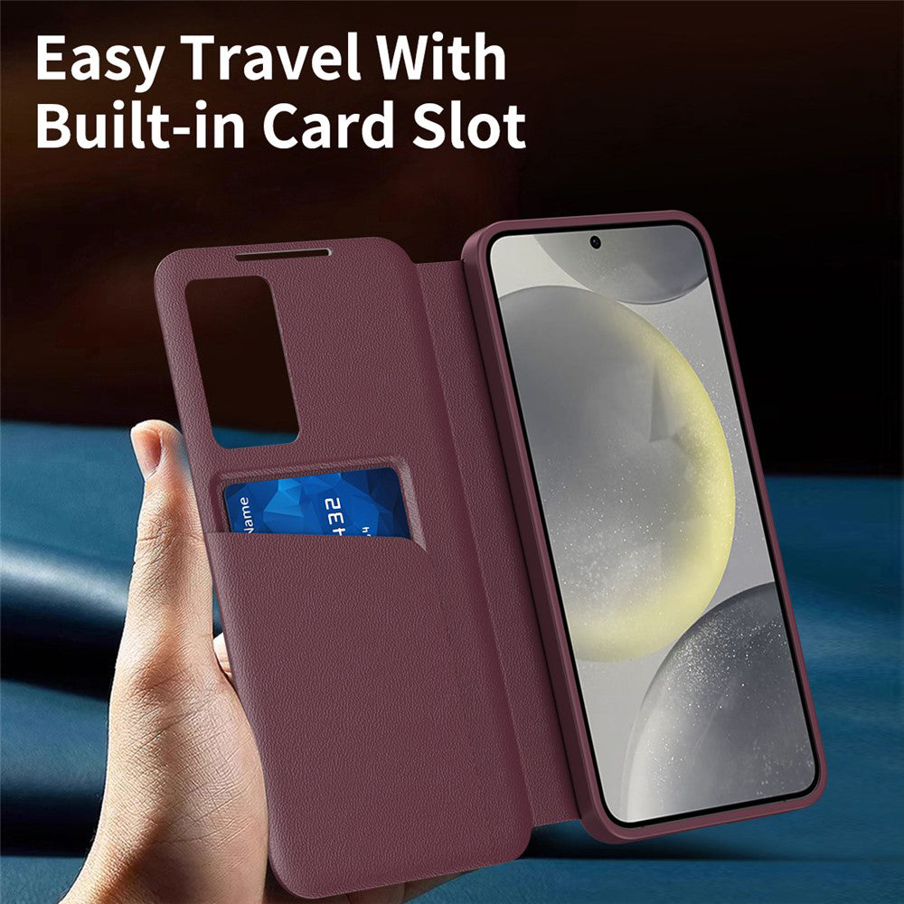 Case for Samsung Galaxy S26 Plus, Techsuit, SmartView, Red