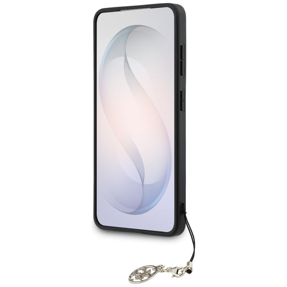 Suojakotelo Samsung Galaxy S26 S942:lle, Guess, 4G Classic Logo Charm, Ruskea