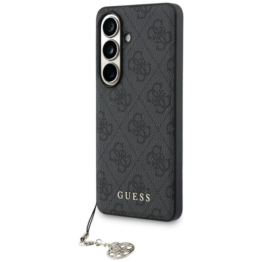 Suojakotelo Samsung Galaxy S26 S942:lle, Guess, 4G Classic Logo Charm, Musta
