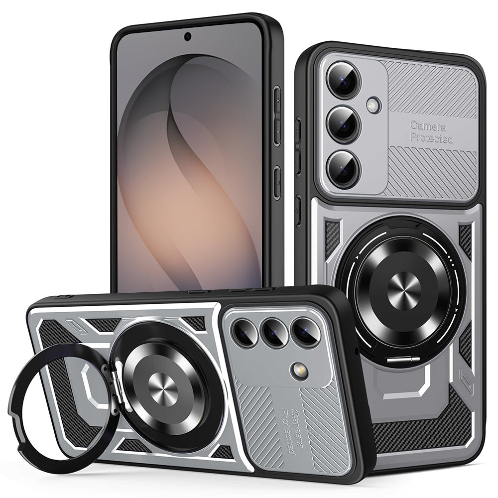 Kuori Samsung Galaxy S26 S942:lle, Techsuit, RuggedCam, Harmaa