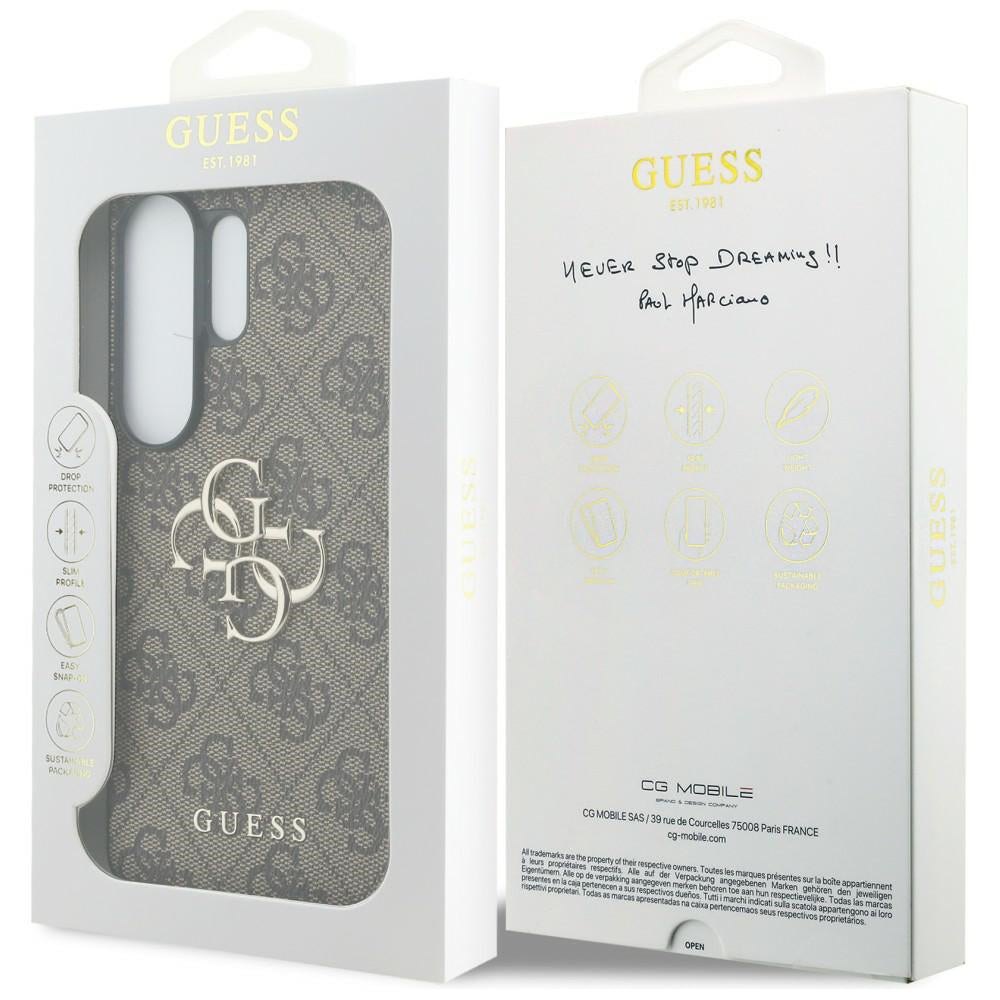 Suojakotelo Samsung Galaxy S26 Ultra S948:lle, Guess, 4G Big Logo, Ruskea