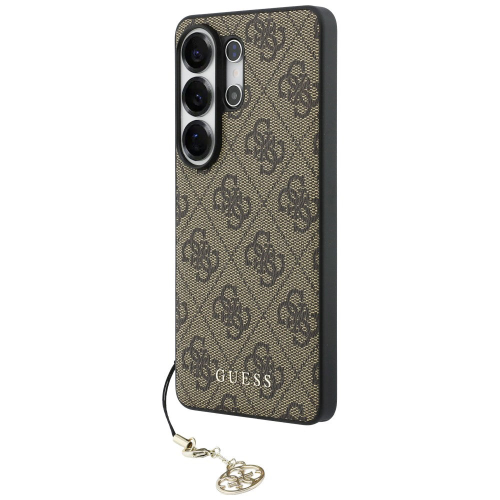 Suojakotelo Samsung Galaxy S26 Ultra S948:lle, Guess, 4G Classic Logo Charm, Ruskea