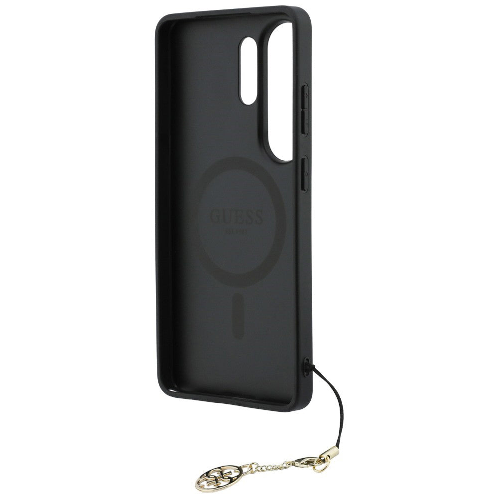 Suojakotelo Samsung Galaxy S26 Ultra S948:lle, Guess, 4G Classic Logo Charm, Ruskea