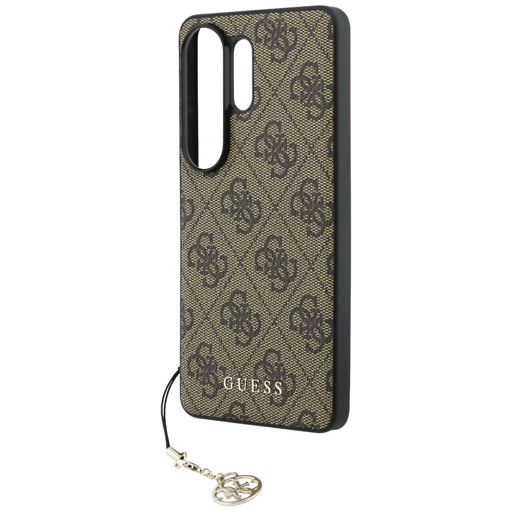 Suojakotelo Samsung Galaxy S26 Ultra S948:lle, Guess, 4G Classic Logo Charm, Ruskea
