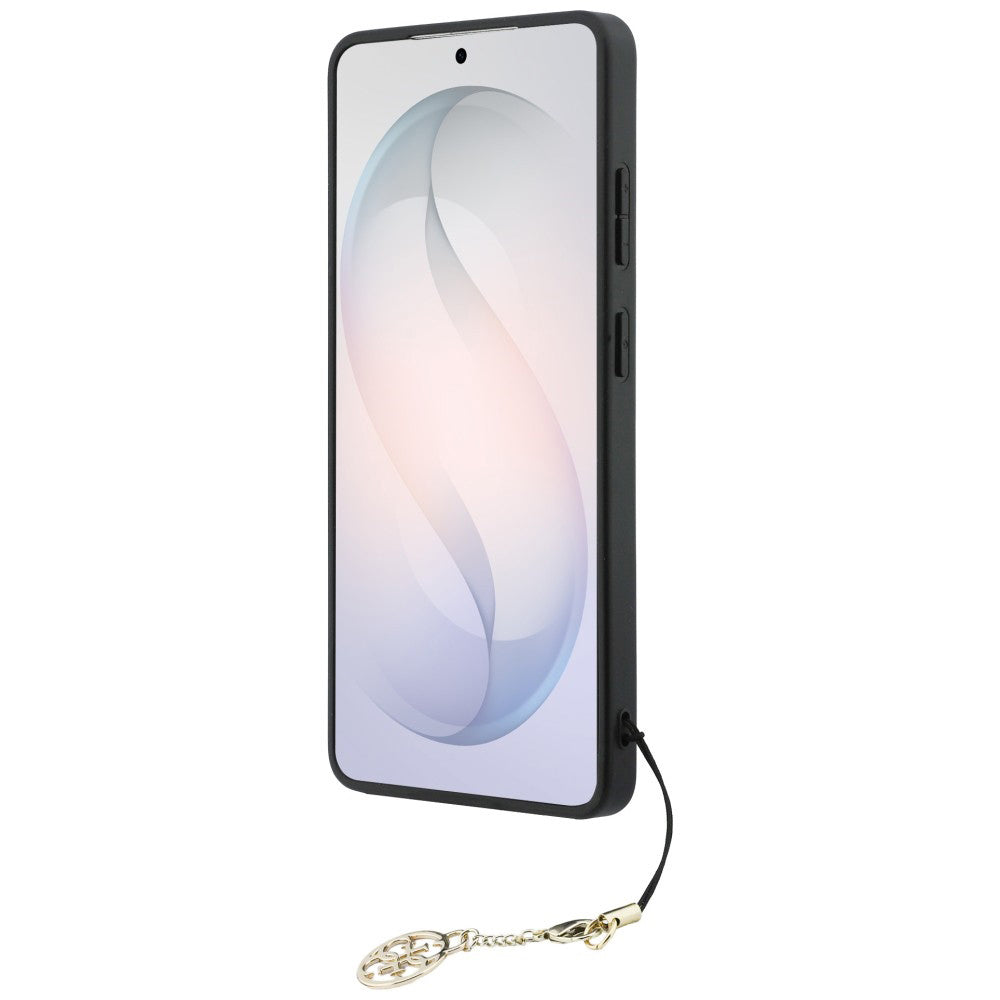 Suojakotelo Samsung Galaxy S26 Ultra S948:lle, Guess, 4G Classic Logo Charm, Ruskea