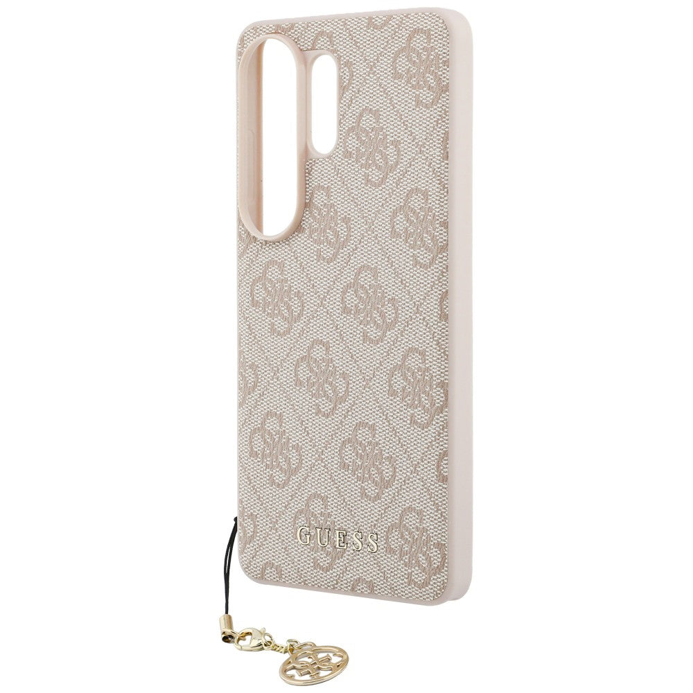 Suojakotelo Samsung Galaxy S26 Ultra S948:lle, Guess, 4G Classic Logo Charm, Pinkki