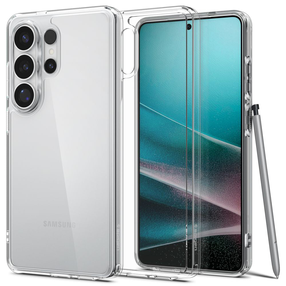Suojakotelo Samsung Galaxy S26 Ultra S948:lle, Spigen, Ultra Hybrid, Läpinäkyvä ACS10677