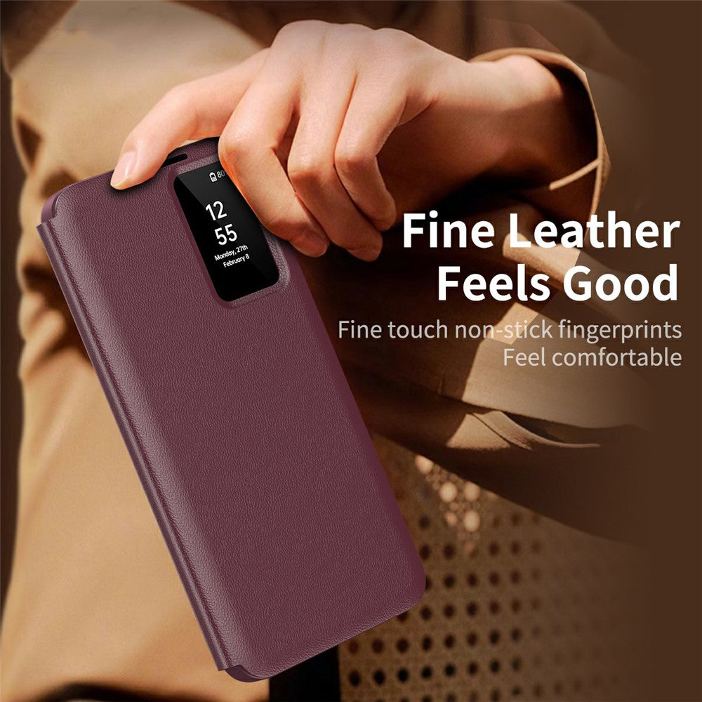 Kotelo Samsung Galaxy S26 Ultra S948:lle, Techsuit, SmartView, Punainen