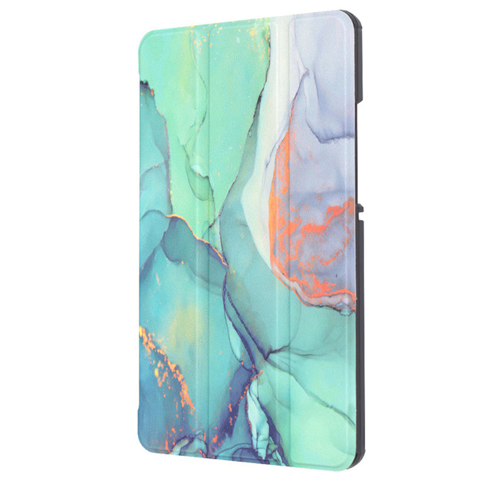 Kuori Samsung Galaxy Tab A11+ / Tab A9+ -tabletille, Techsuit, FoldPro Green Time, monivärinen