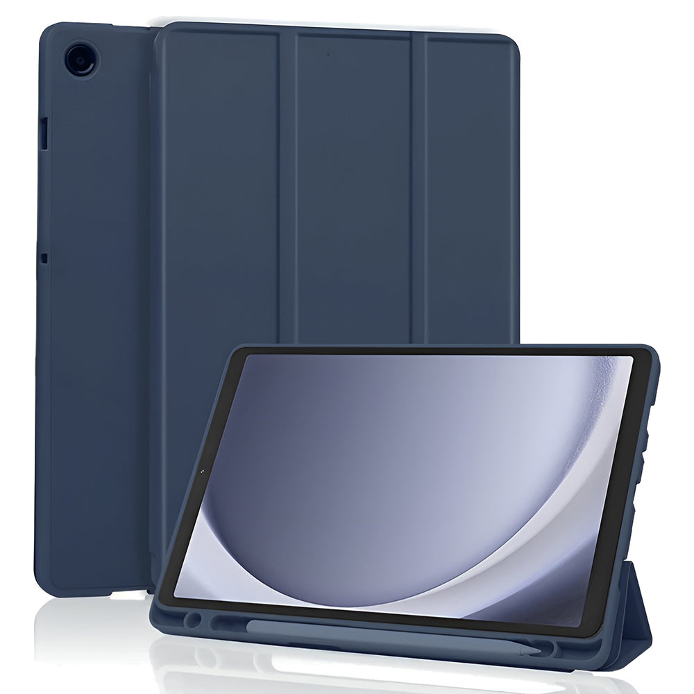 Kotelo Samsung Galaxy Tab A11 / Tab A9, Techsuit, Flex Trifold, Sininen